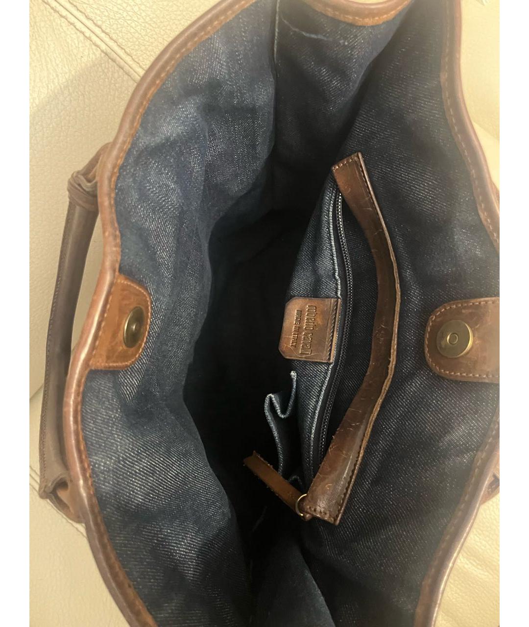 ROBERTO CAVALLI Мульти меховая сумка тоут, фото 4