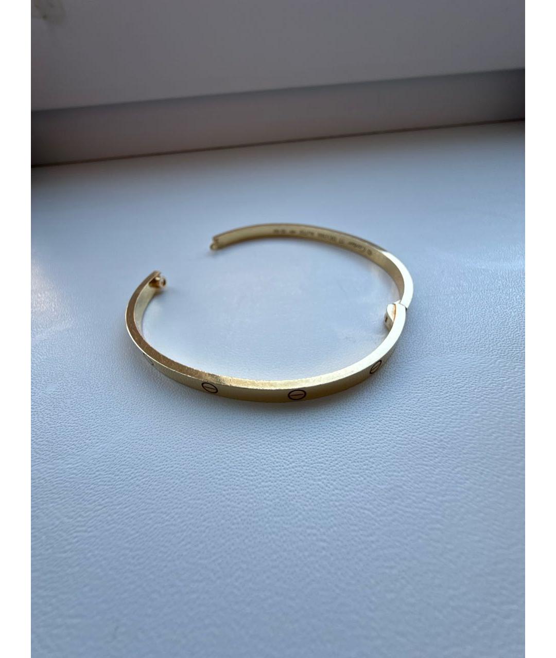 CARTIER Желтый браслет из желтого золота, фото 8