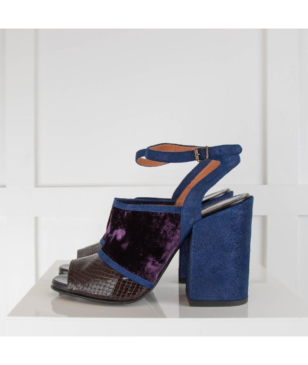 DRIES VAN NOTEN Мульти кожаные босоножки, фото 6