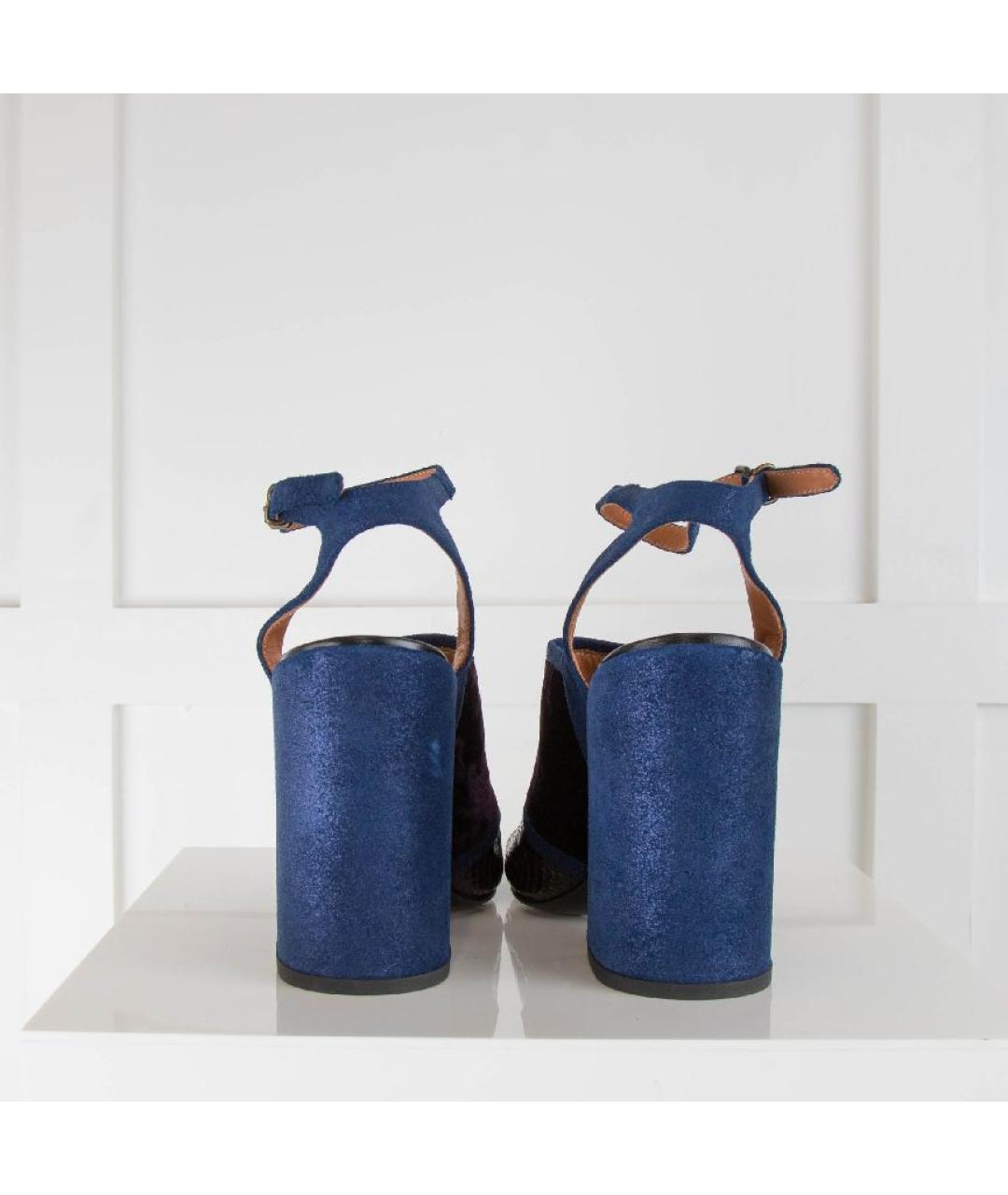 DRIES VAN NOTEN Мульти кожаные босоножки, фото 4