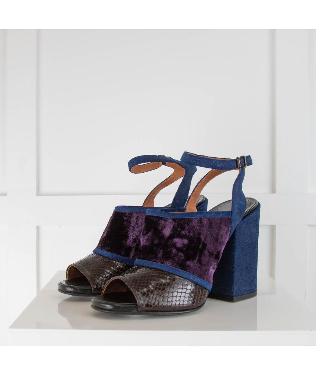 DRIES VAN NOTEN Мульти кожаные босоножки, фото 3