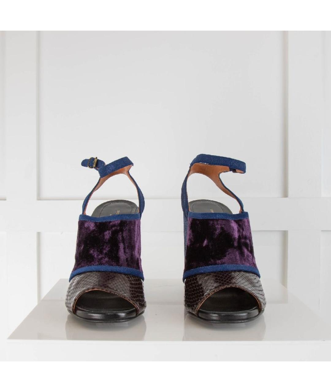 DRIES VAN NOTEN Мульти кожаные босоножки, фото 2