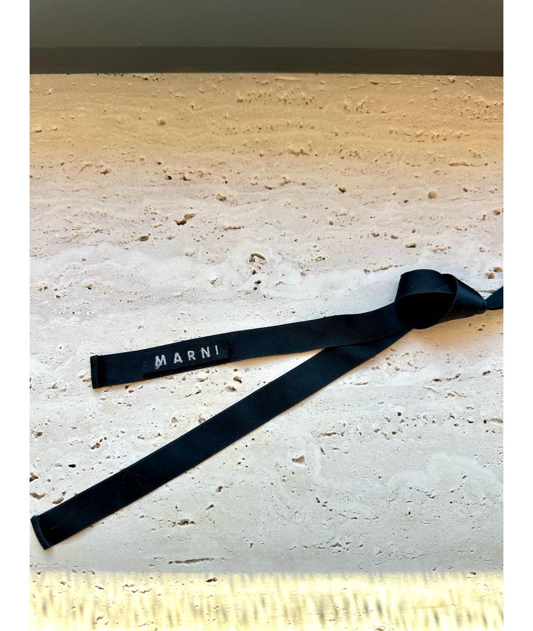 MARNI Горчичное металлическое колье, фото 3