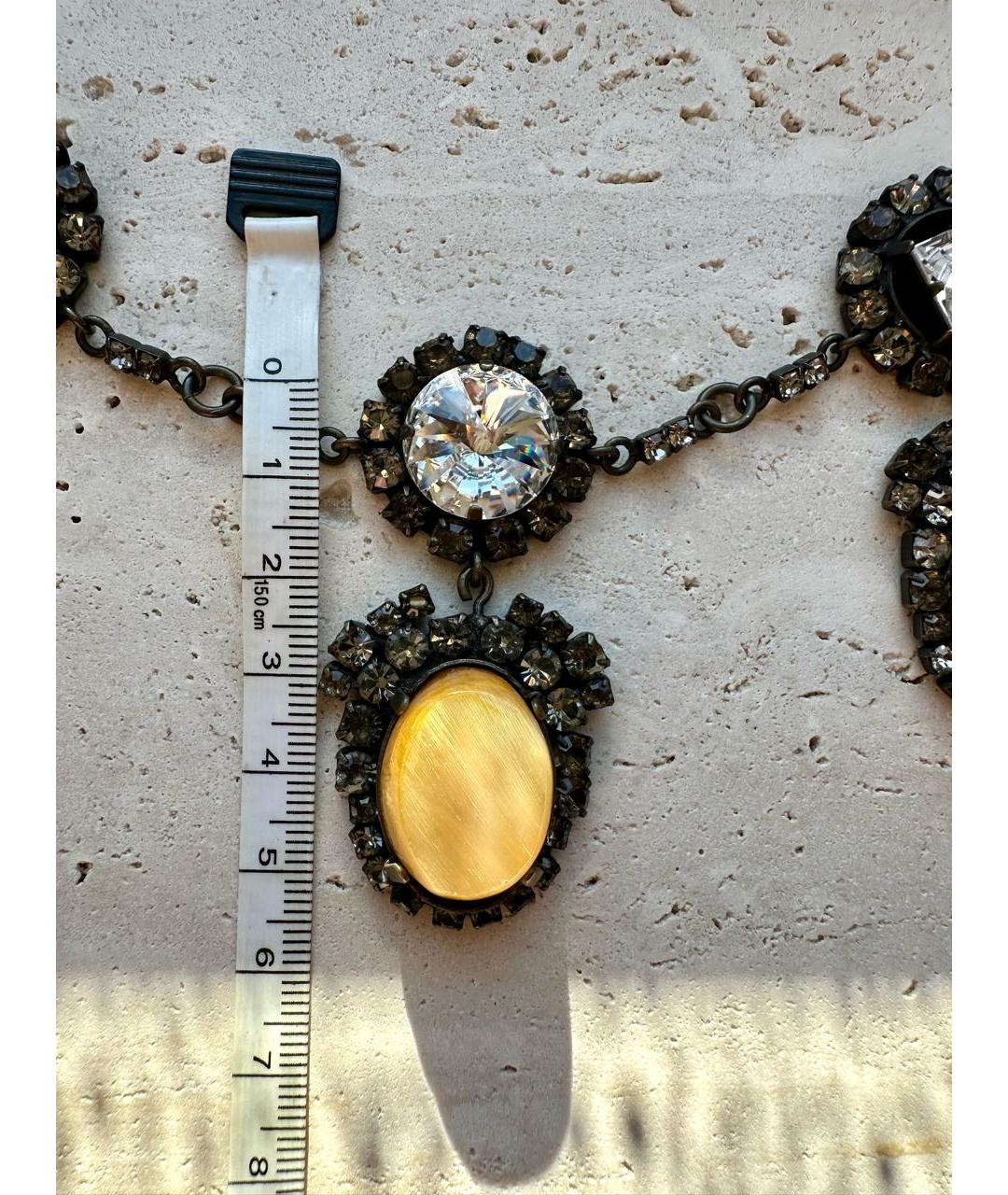 MARNI Горчичное металлическое колье, фото 5