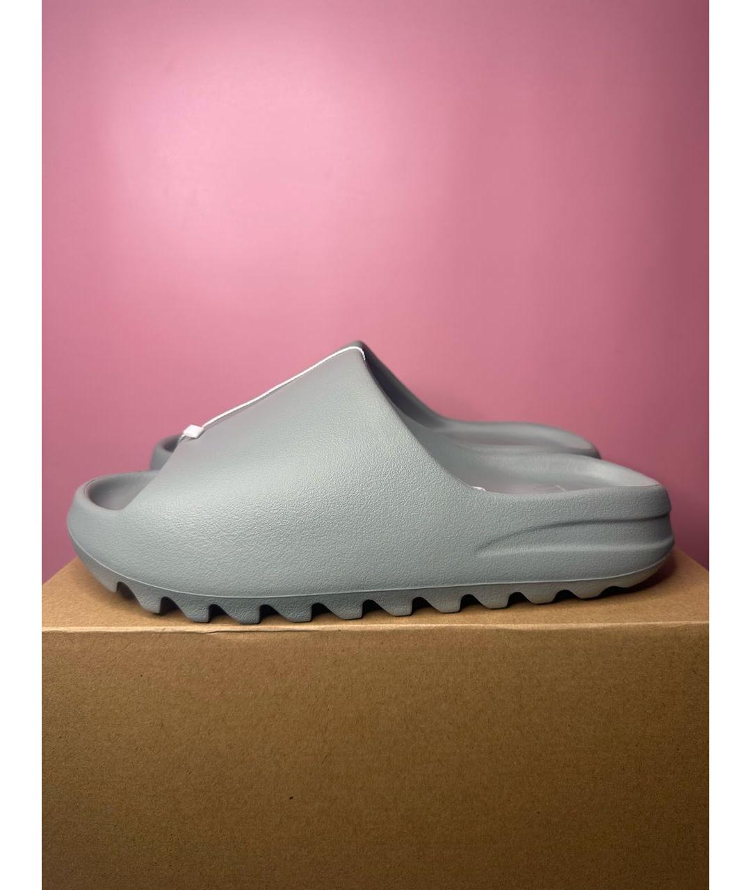 ADIDAS YEEZY Серые шлепанцы, фото 2