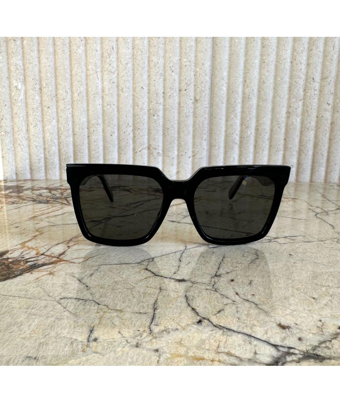 CELINE Черные пластиковые солнцезащитные очки, фото 5