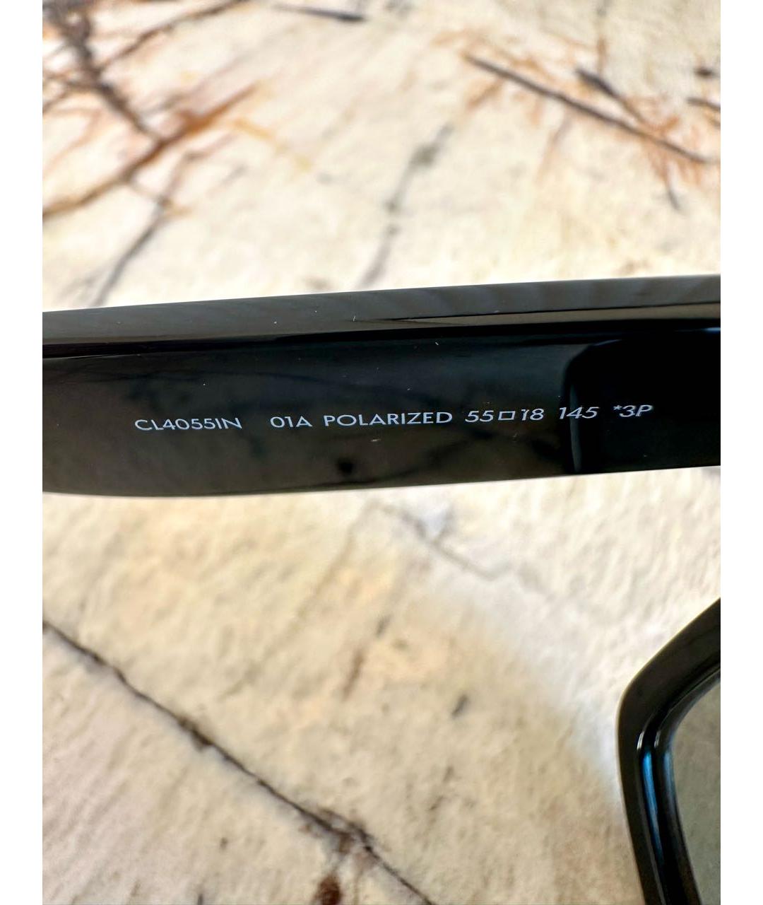 CELINE Черные пластиковые солнцезащитные очки, фото 4