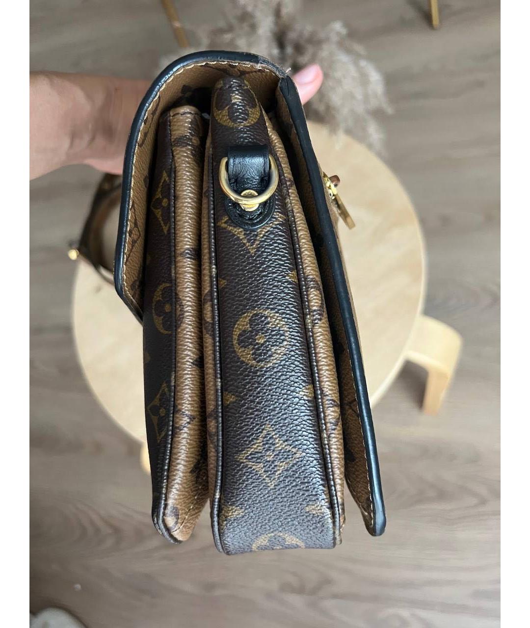 LOUIS VUITTON Коричневая сумка через плечо, фото 4