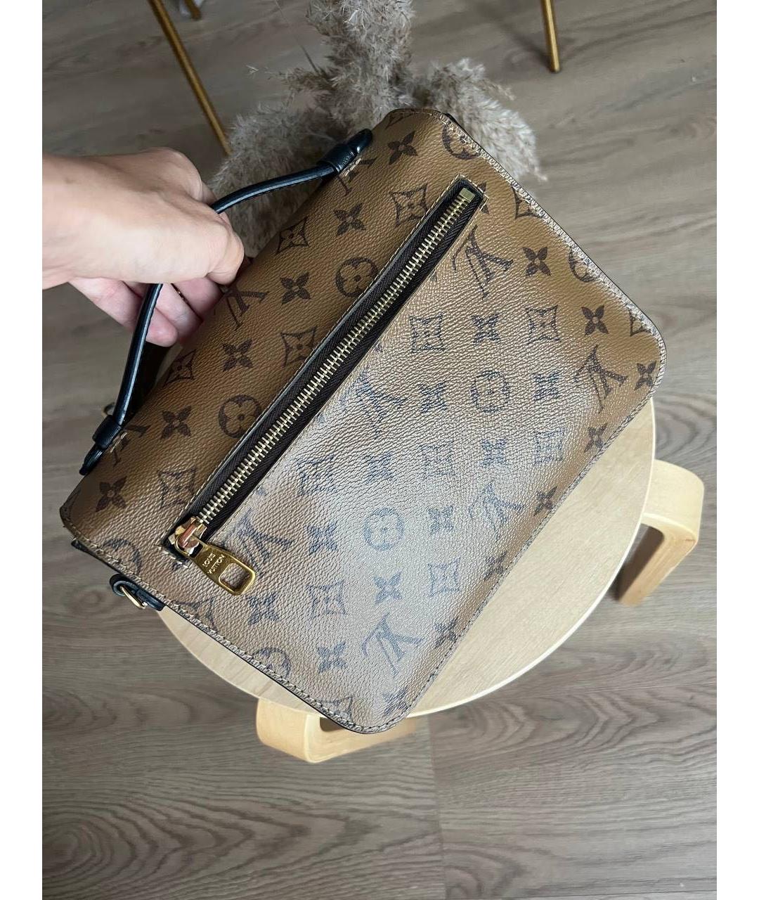 LOUIS VUITTON Коричневая сумка через плечо, фото 3