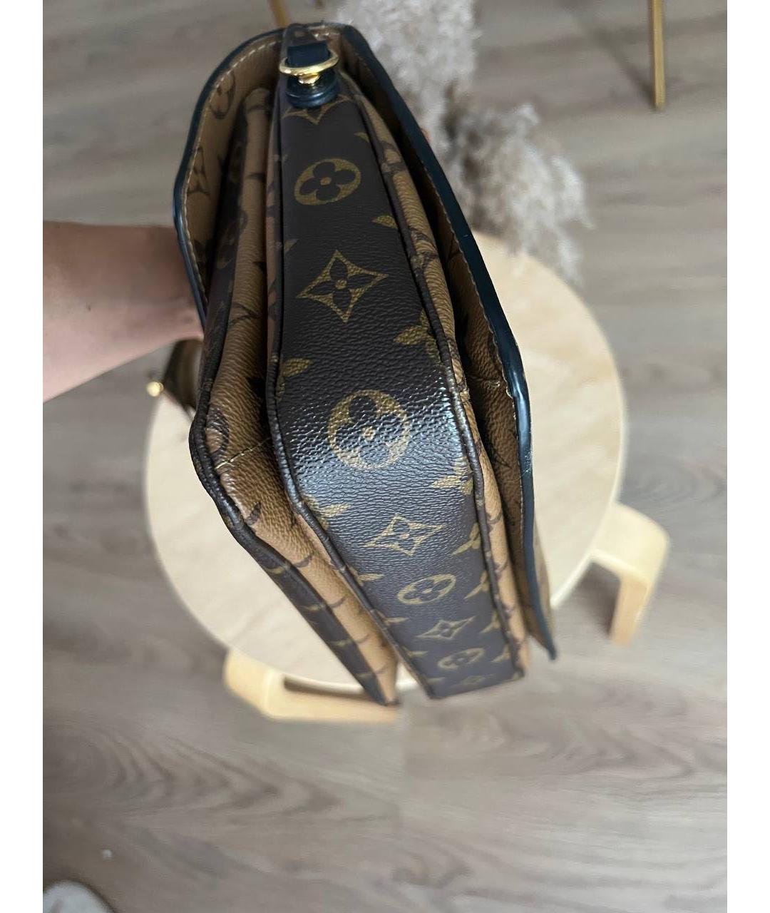 LOUIS VUITTON Коричневая сумка через плечо, фото 6