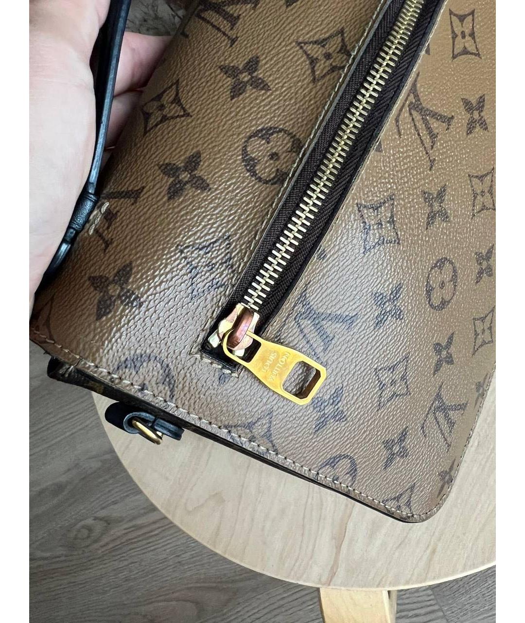 LOUIS VUITTON Коричневая сумка через плечо, фото 8