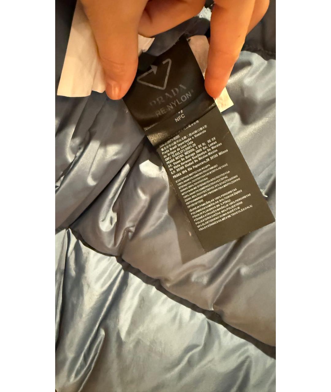 PRADA Черный пуховик, фото 7