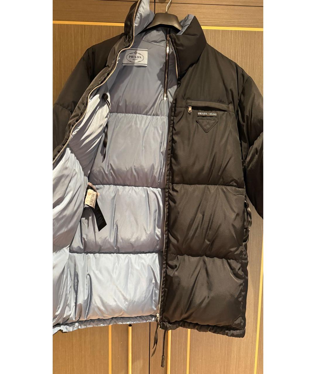 PRADA Черный пуховик, фото 5