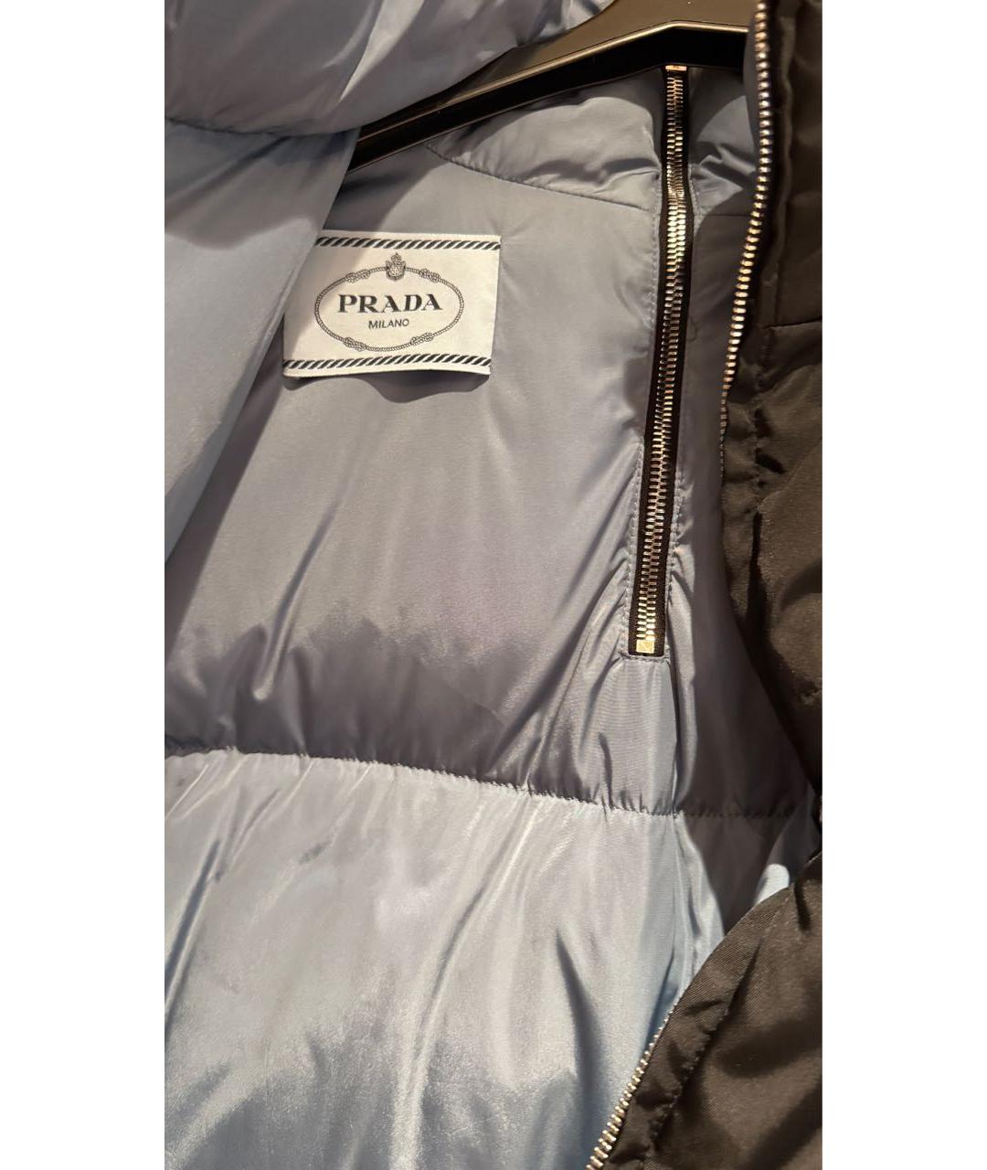 PRADA Черный пуховик, фото 3