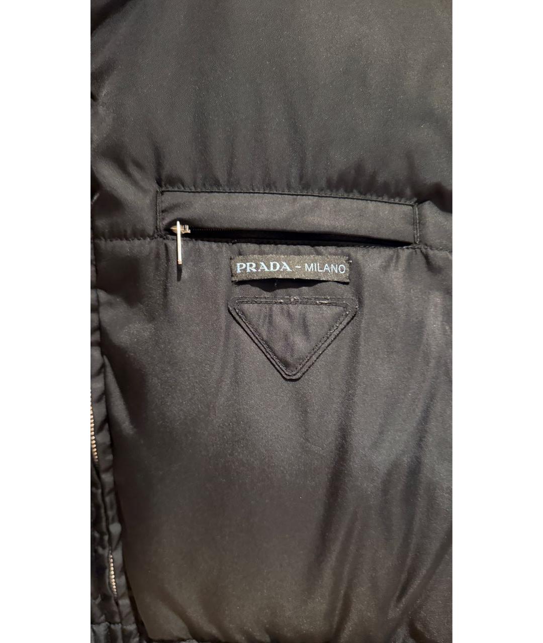 PRADA Черный пуховик, фото 4