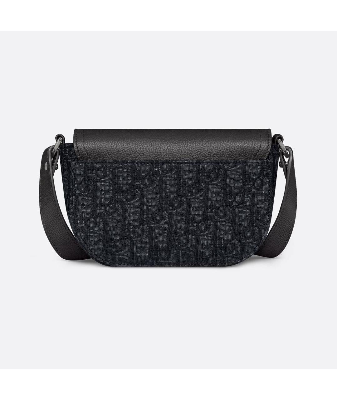 CHRISTIAN DIOR Черная тканевая сумка на плечо, фото 2