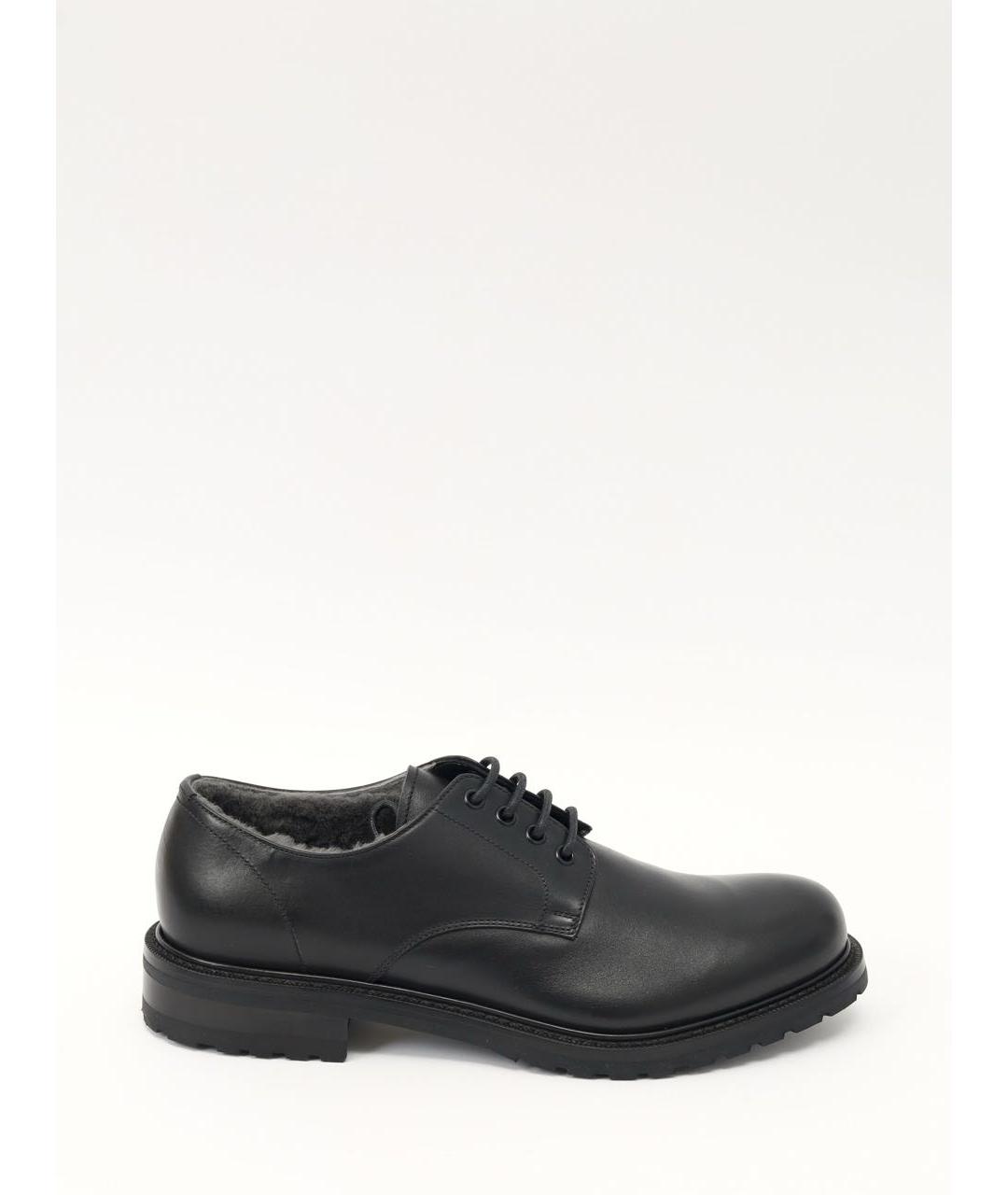 PRADA Черные кожаные туфли, фото 9