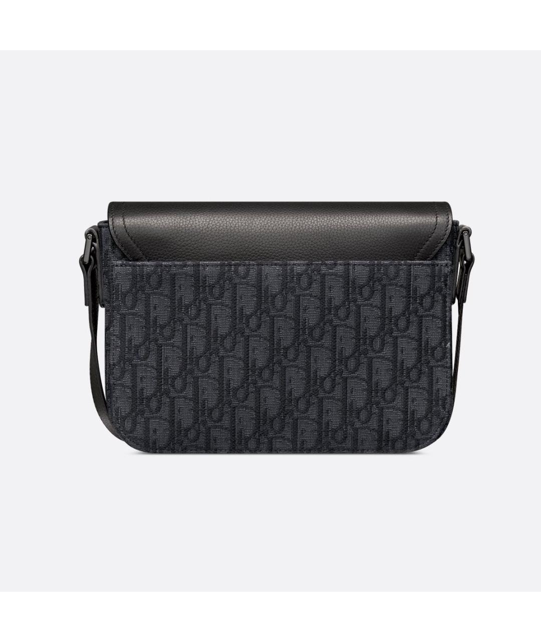 CHRISTIAN DIOR Черная тканевая сумка на плечо, фото 2