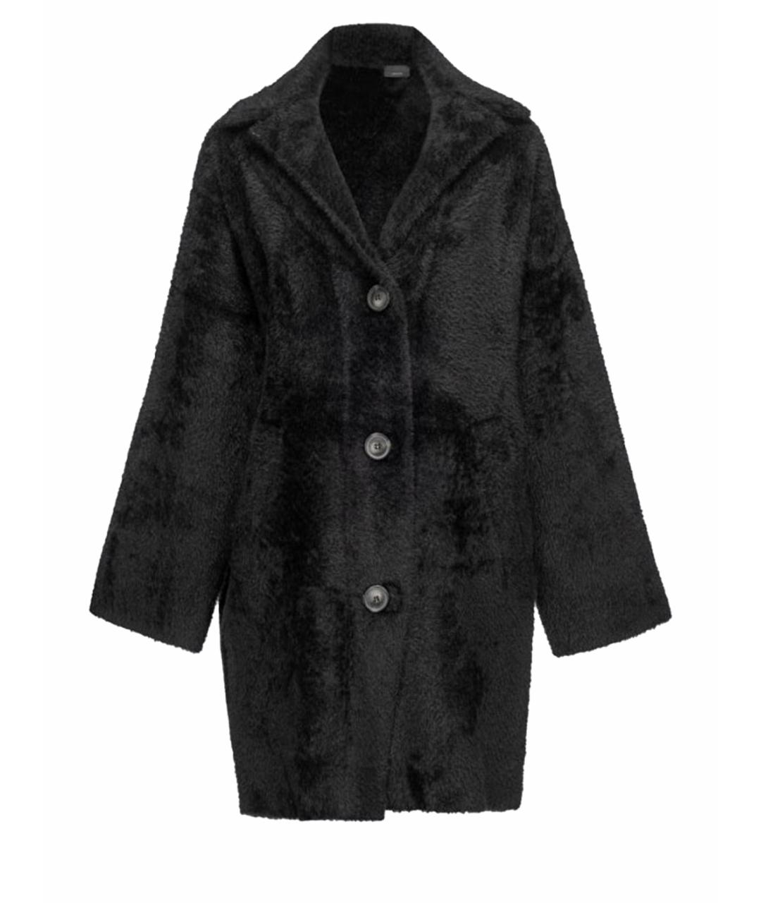 PINKO Черное полиамидовое пальто, фото 1