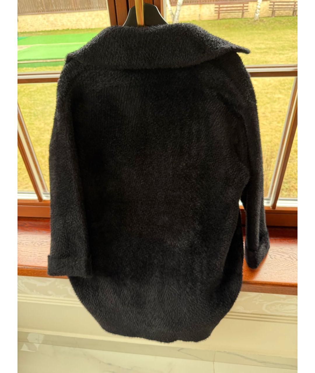 PINKO Черное полиамидовое пальто, фото 2