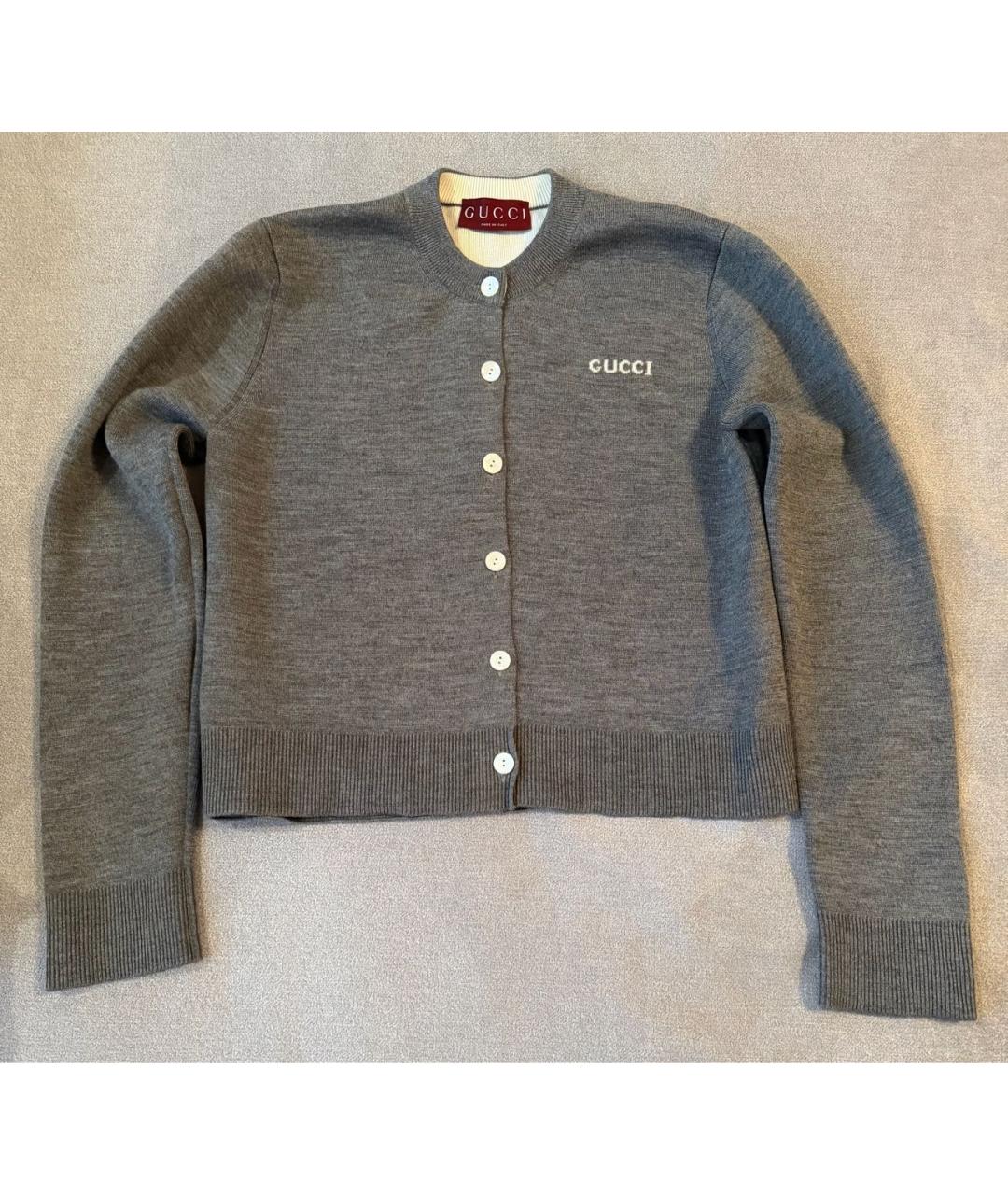 GUCCI Серый кардиган, фото 2
