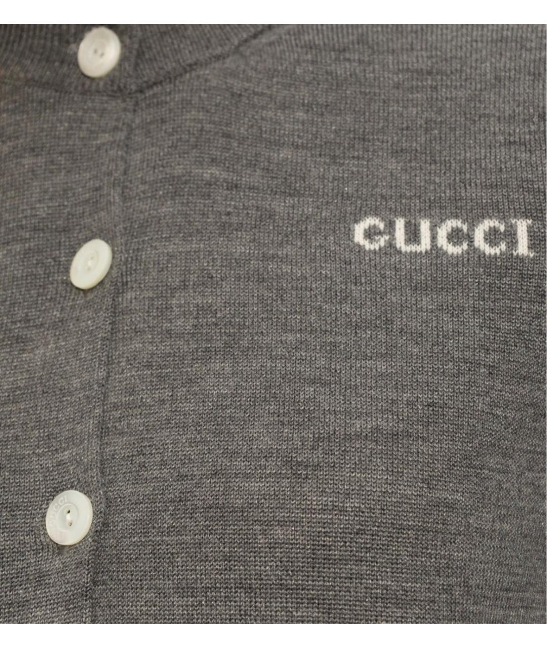 GUCCI Серый кардиган, фото 4
