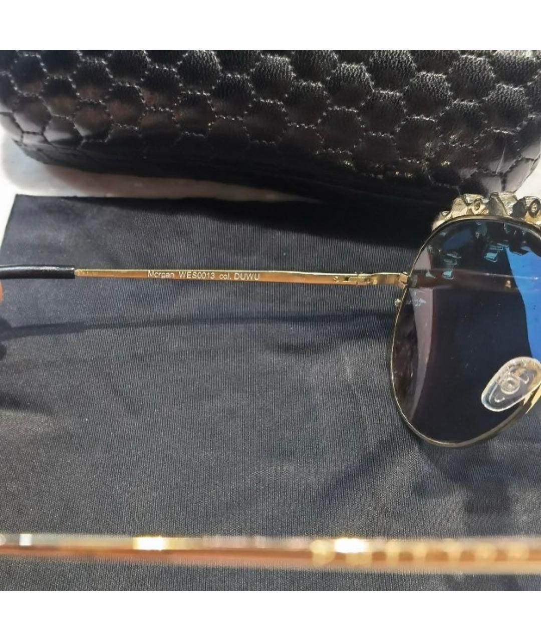 PHILIPP PLEIN Бордовые металлические солнцезащитные очки, фото 7