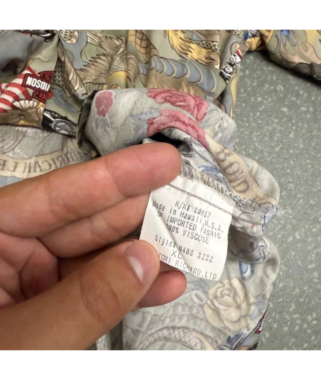 Harley Davidson Мульти хлопковая кэжуал рубашка, фото 6