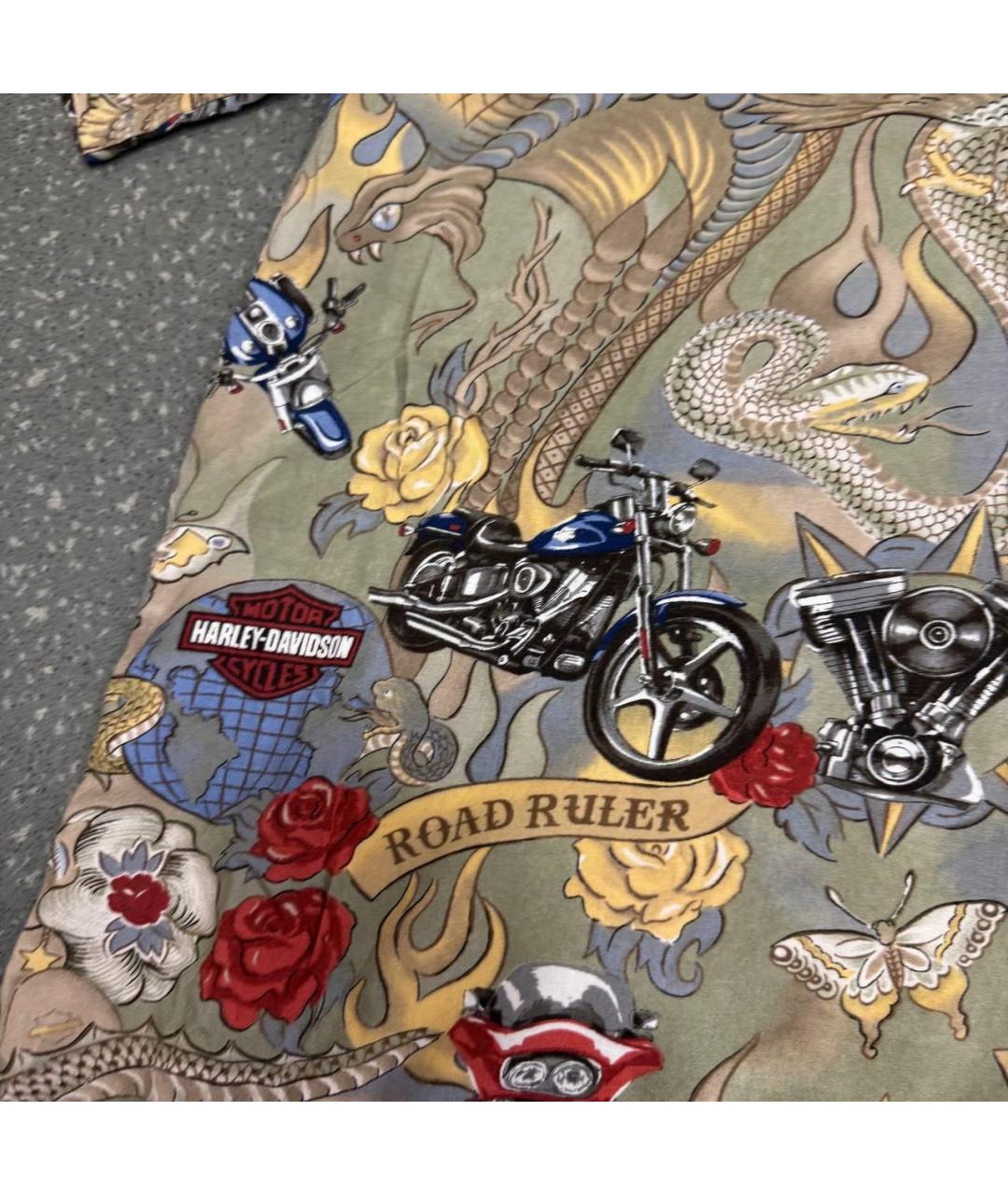 Harley Davidson Мульти хлопковая кэжуал рубашка, фото 4