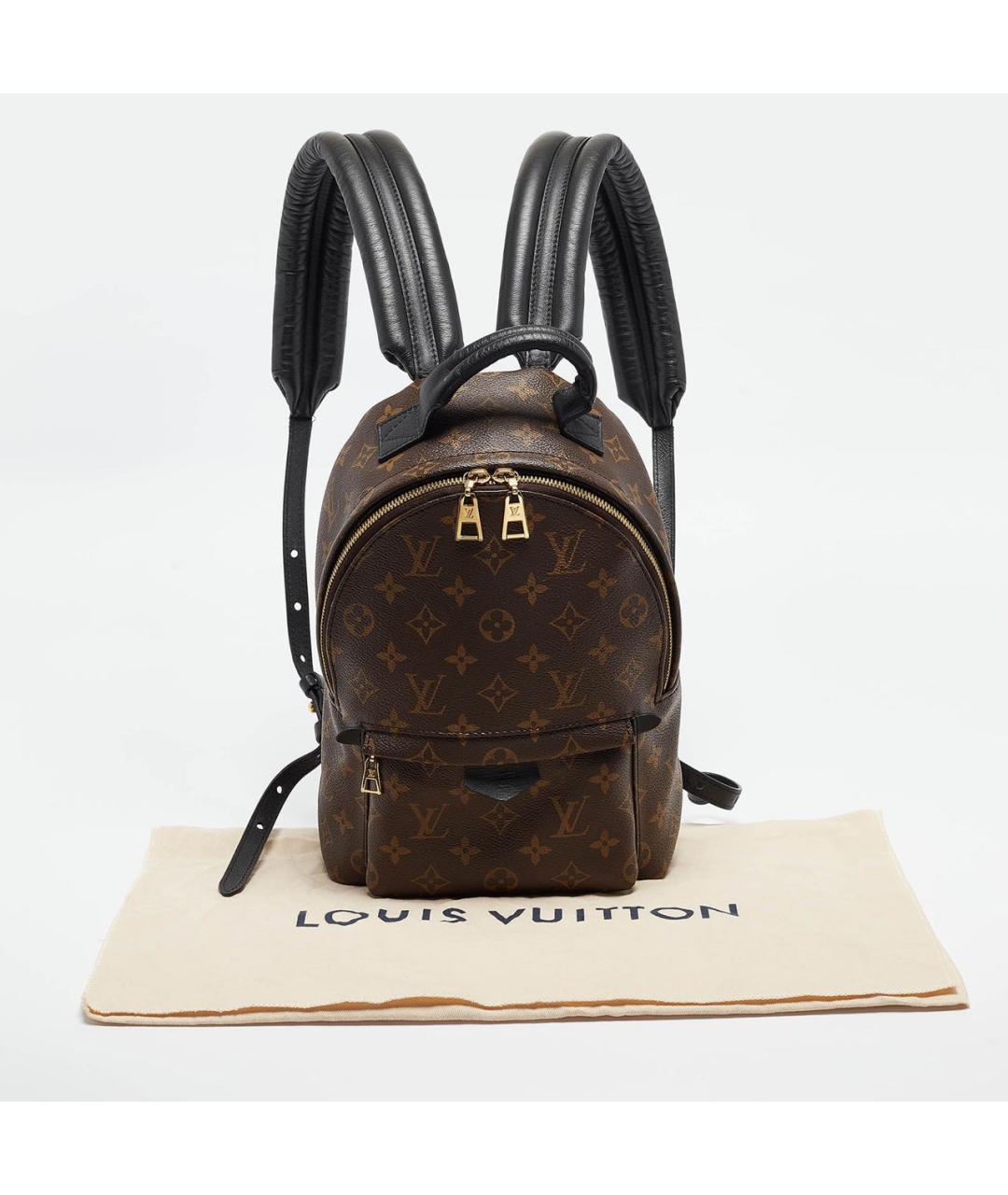 LOUIS VUITTON Коричневый кожаный рюкзак, фото 6