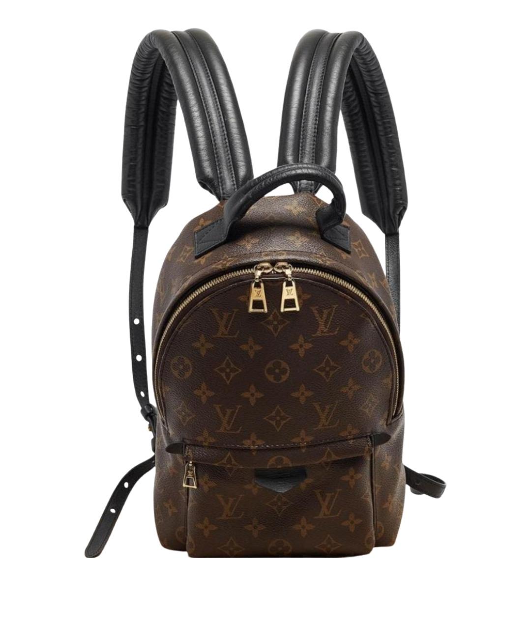 LOUIS VUITTON Коричневый кожаный рюкзак, фото 1