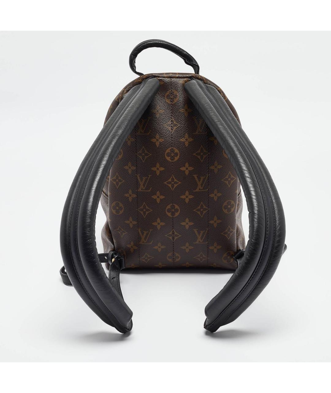 LOUIS VUITTON Коричневый кожаный рюкзак, фото 2