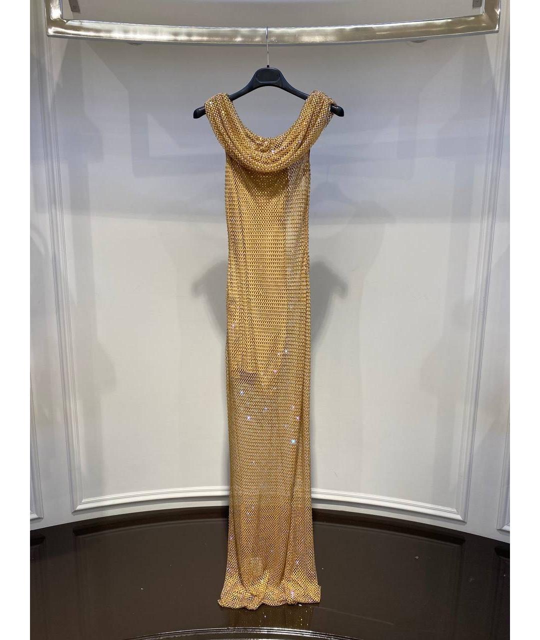 SELF-PORTRAIT Золотое вечернее платье, фото 2