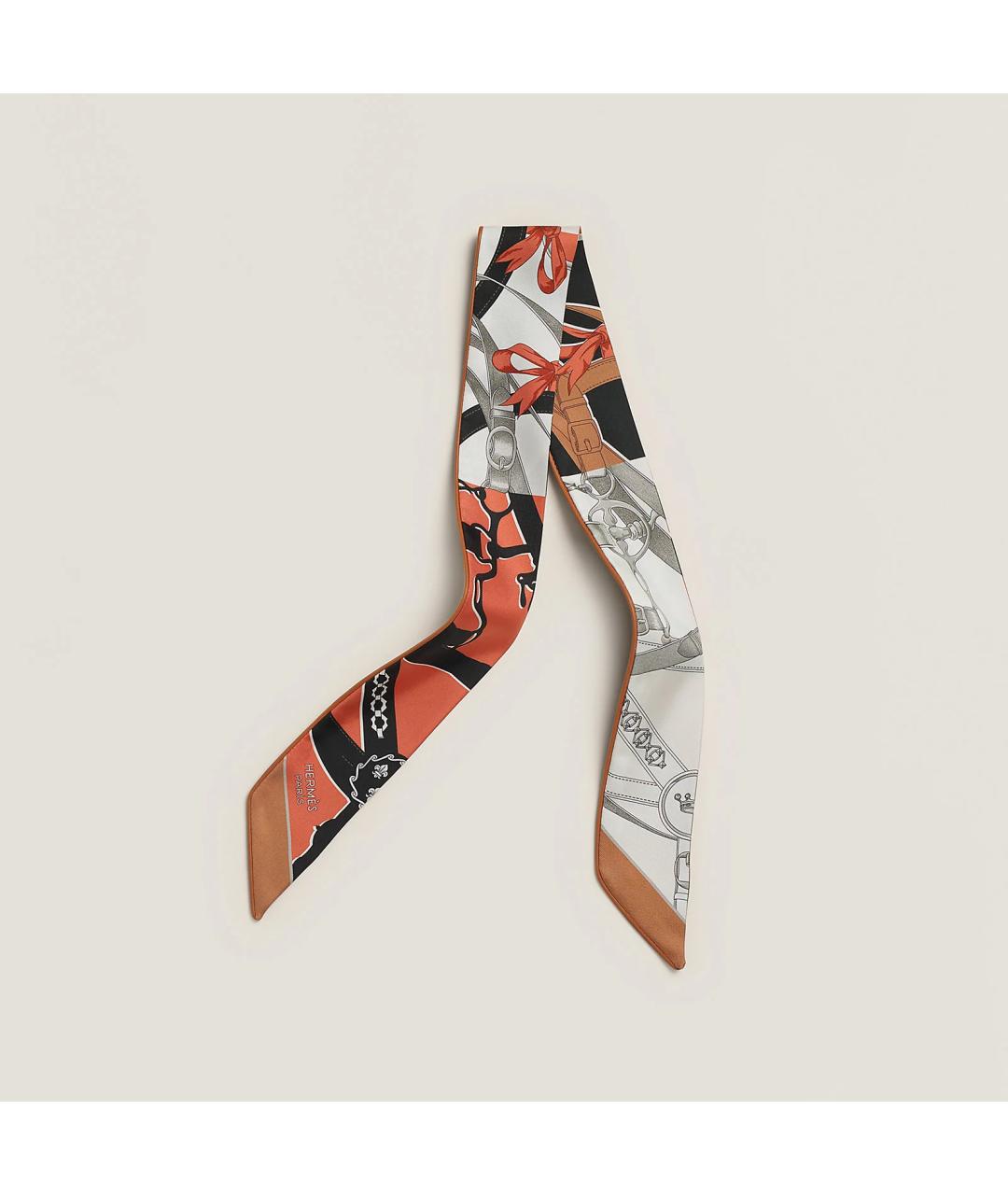 HERMES Мульти шелковый платок, фото 2