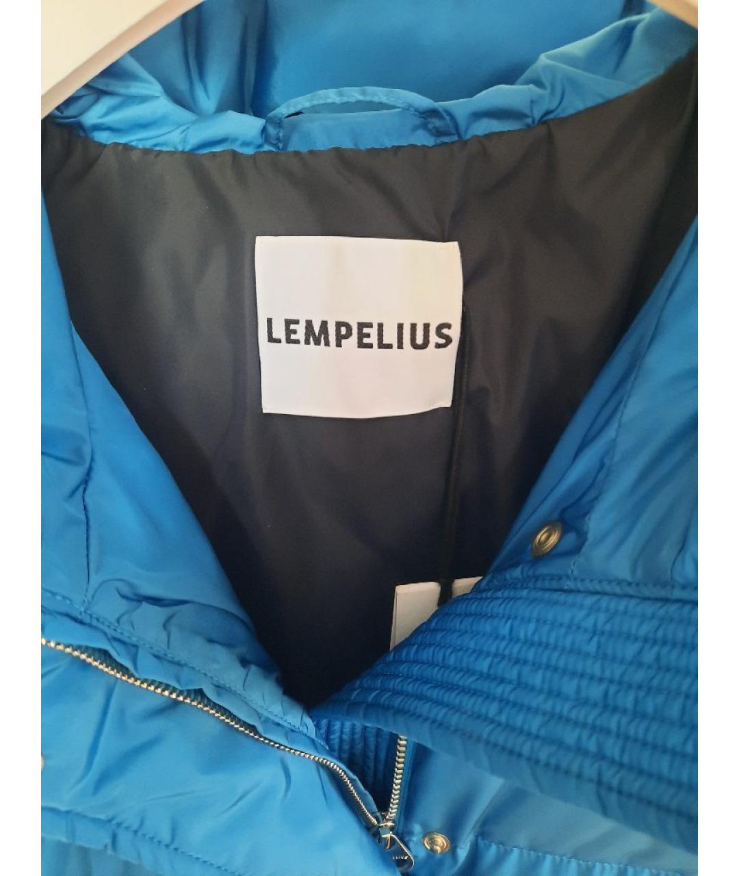 LEMPELIUS Синий пуховик, фото 3