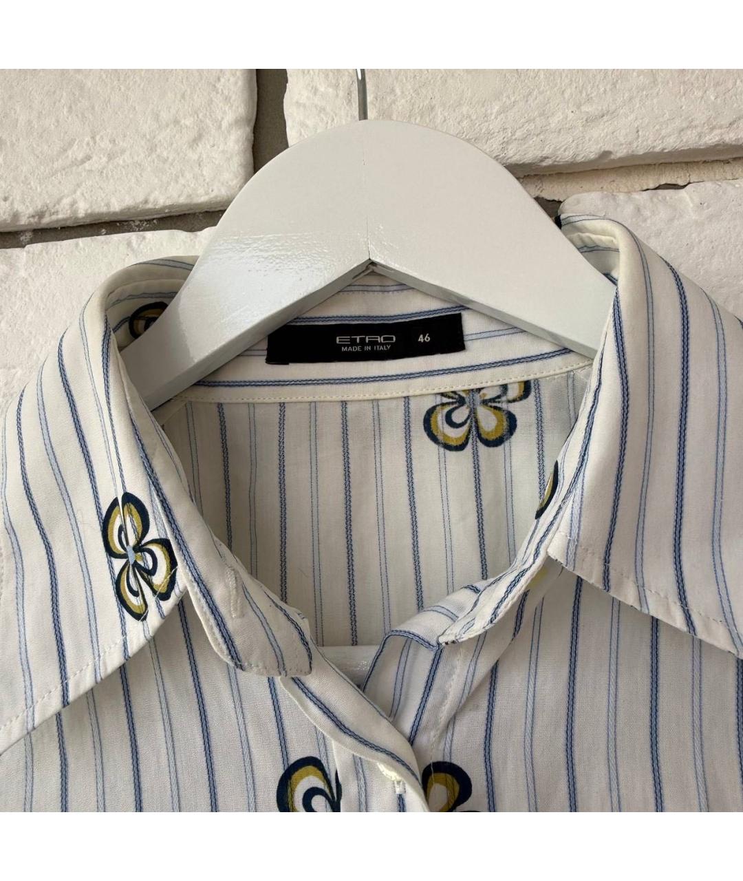ETRO Белая хлопковая рубашка, фото 3