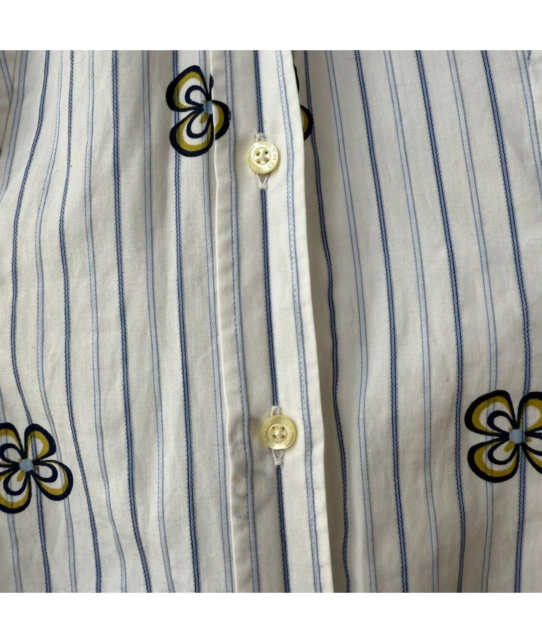 ETRO Белая хлопковая рубашка, фото 5