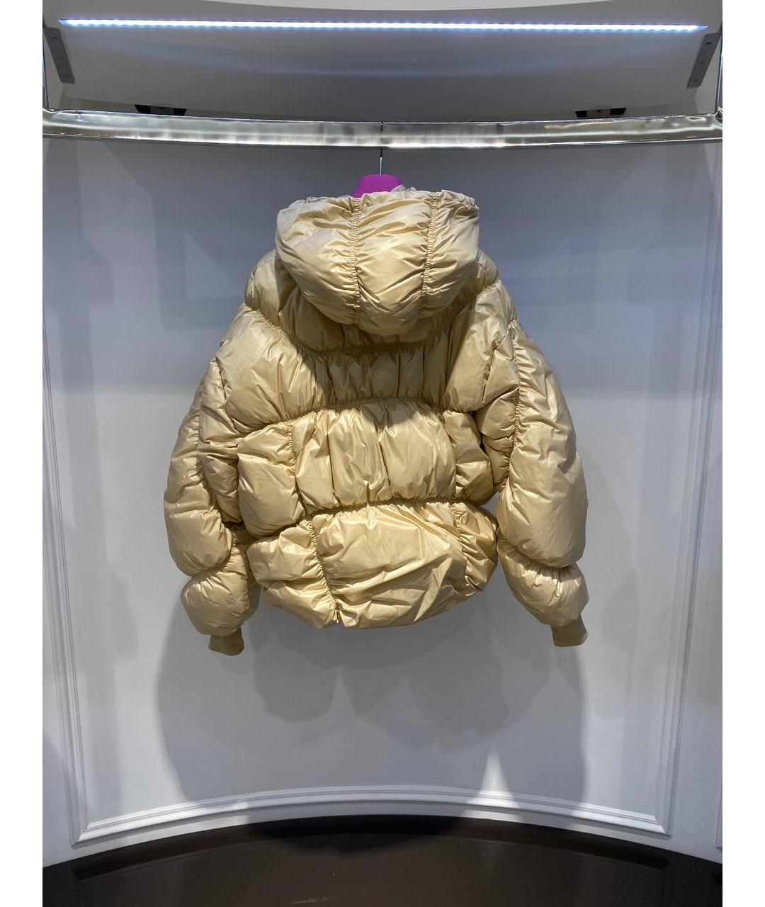 KHRISJOY Бежевая полиэстеровая куртка, фото 3