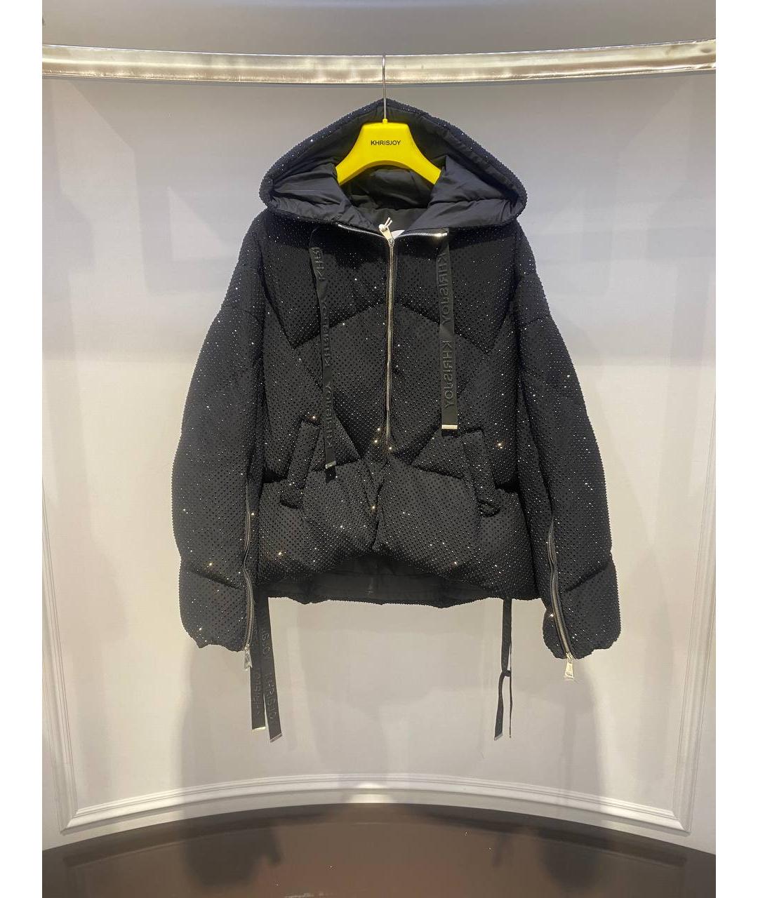 KHRISJOY Черная полиэстеровая куртка, фото 3