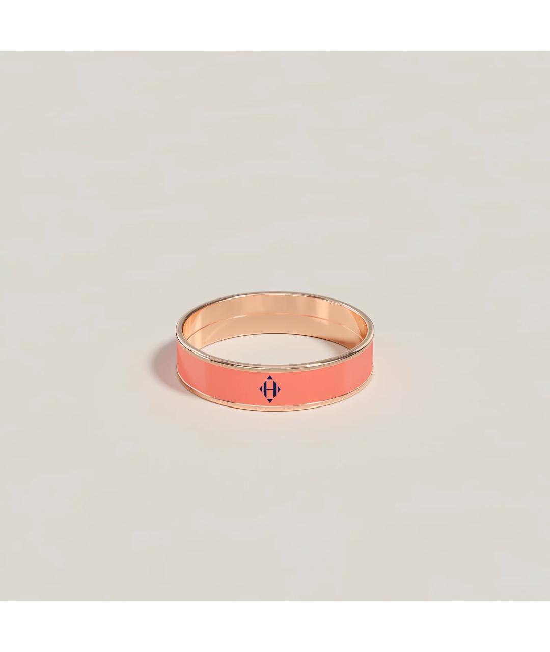 HERMES Бежевое металлическое кольцо, фото 4