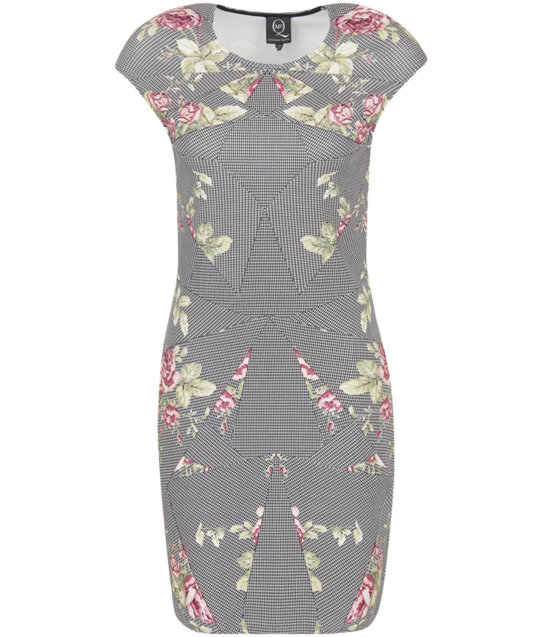 MCQ ALEXANDER MCQUEEN Мульти вискозное повседневное платье, фото 1