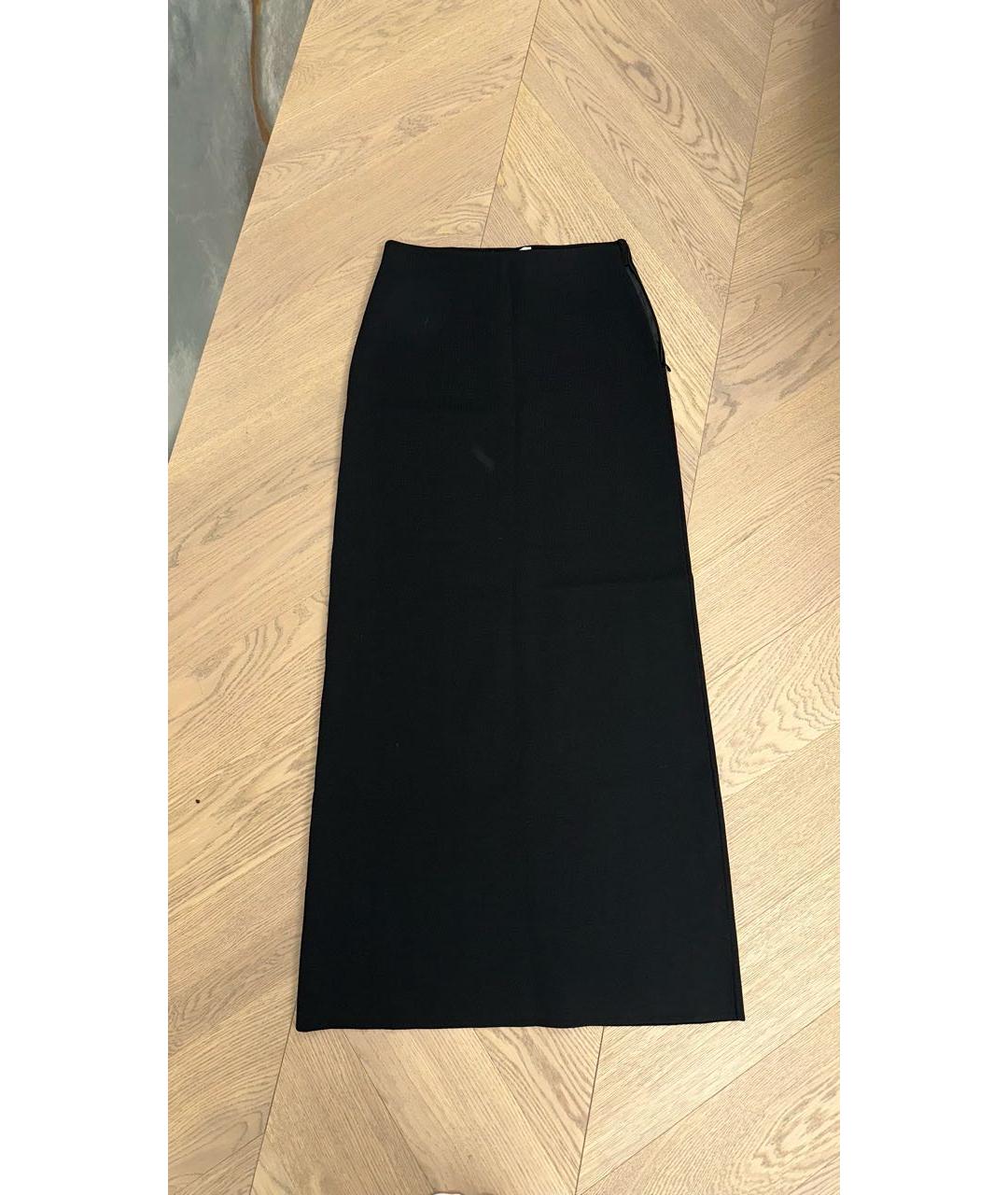 MAX MARA Черный вискозный костюм с юбками, фото 2