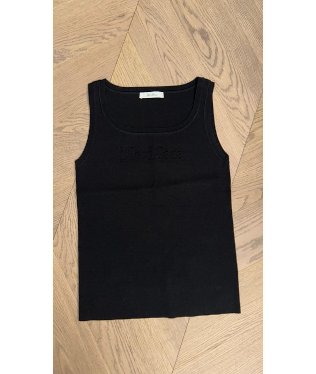 MAX MARA Черный вискозный костюм с юбками, фото 3