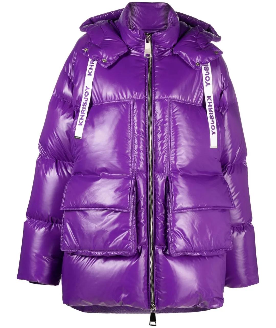 KHRISJOY Фиолетовая полиэстеровая куртка, фото 1