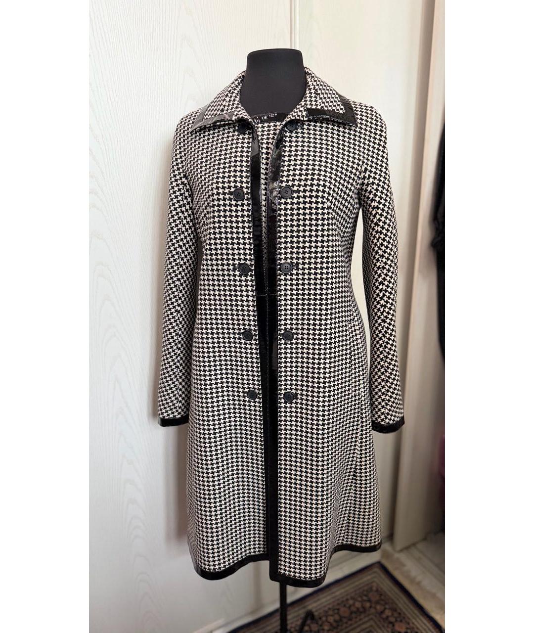 CHRISTIAN DIOR Черное шерстяное пальто, фото 5