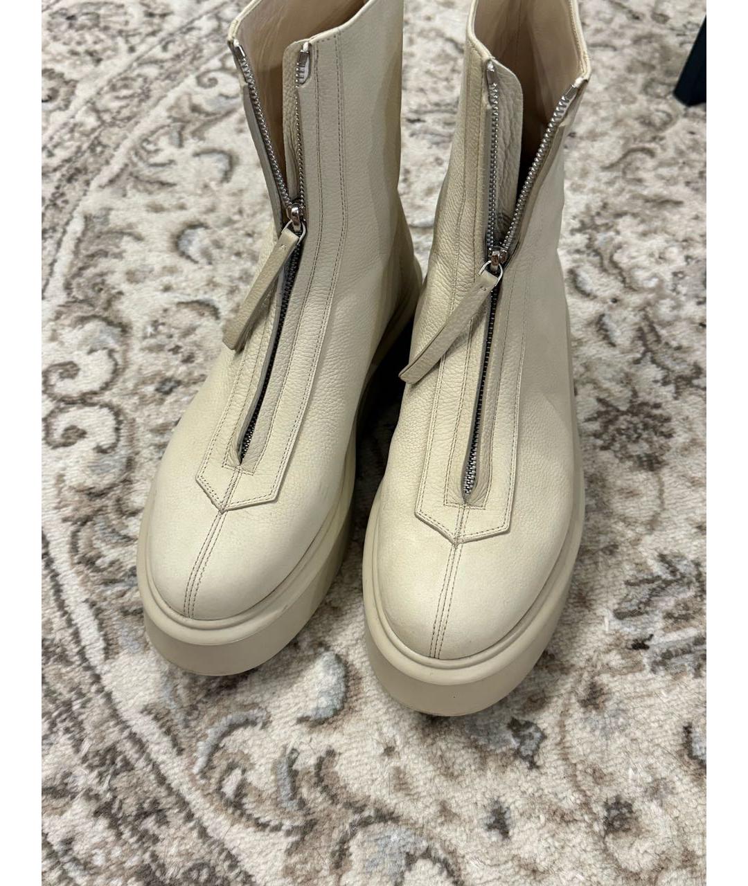 THE ROW Бежевые нубуковые полусапоги, фото 2