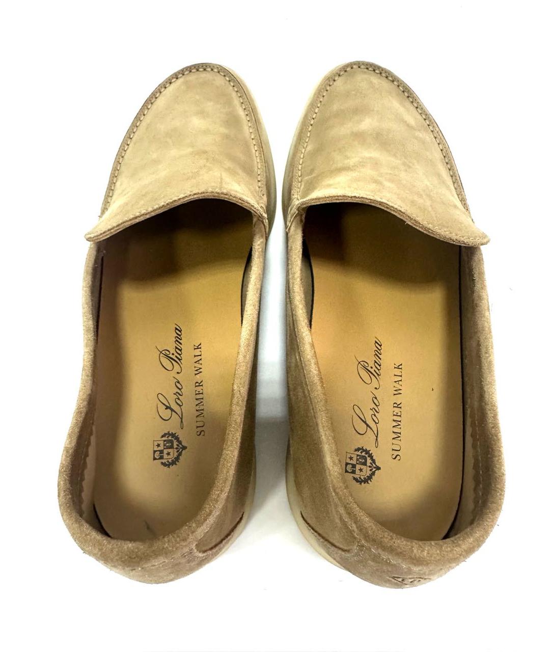 LORO PIANA Замшевые лоферы, фото 3