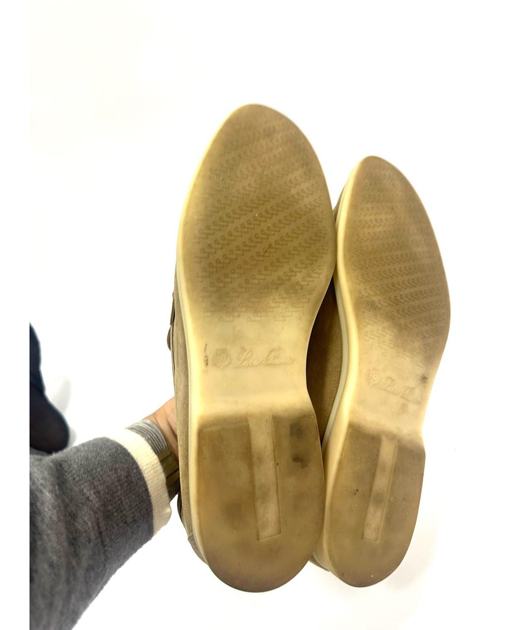 LORO PIANA Замшевые лоферы, фото 5