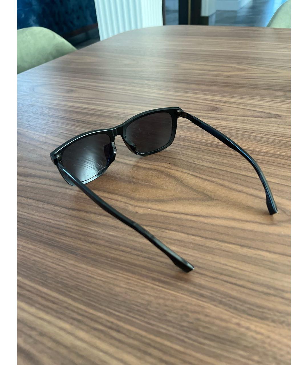 HUGO Черные пластиковые солнцезащитные очки, фото 6