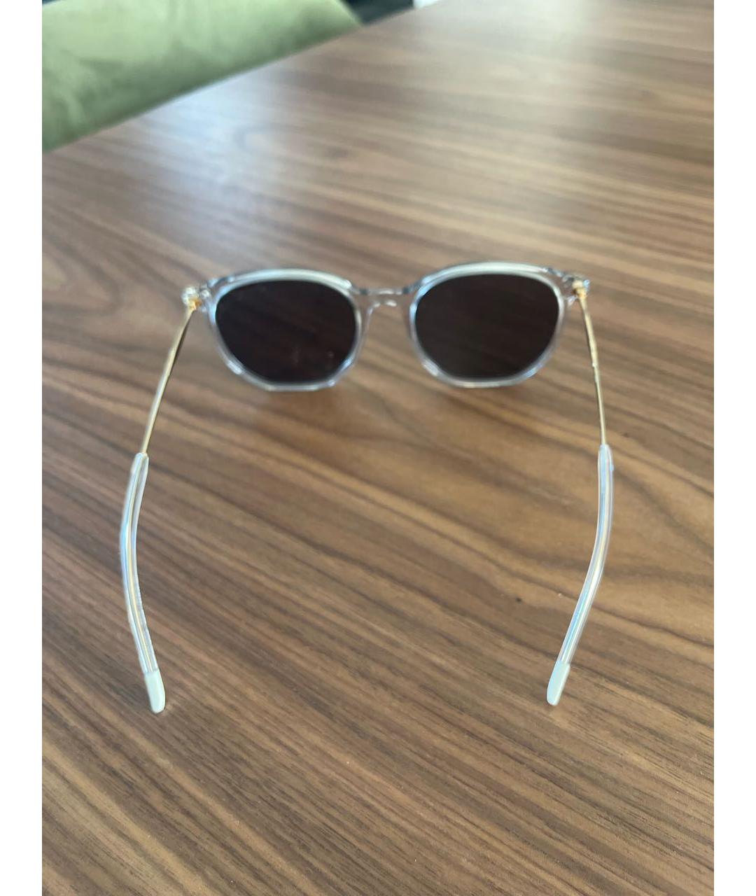 HUGO Белые пластиковые солнцезащитные очки, фото 5